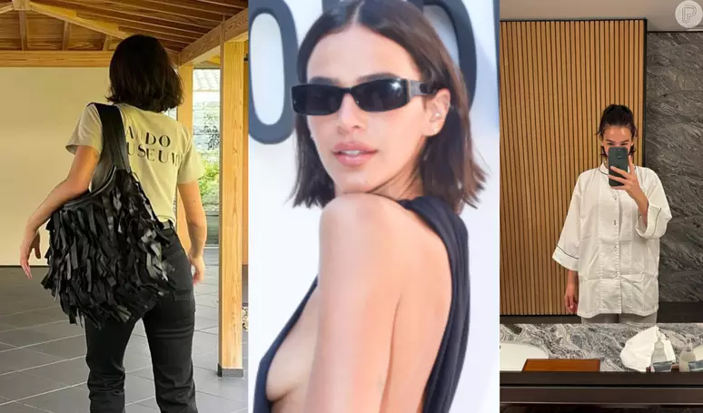 Bruna Marquezine usa bolsa mais cara que ida e volta ao Japão