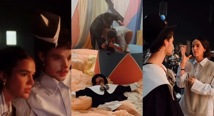 Bruna Marquezine estreia como diretora em clipe do marido de Sasha